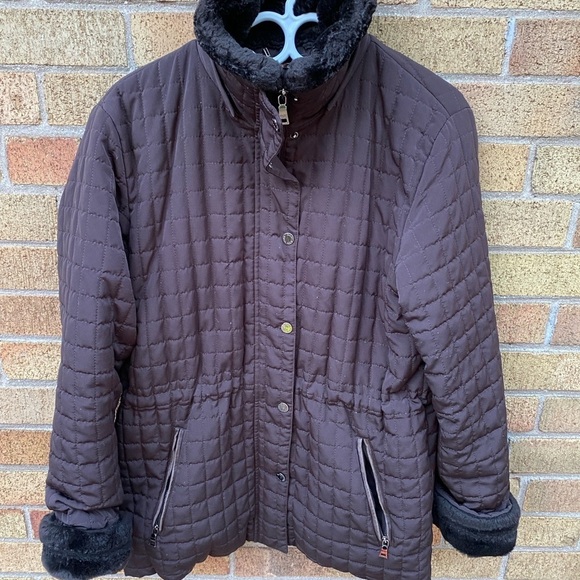 Vintage 90s Andrew Marc New York Jacket XS Brown - Picture 11 of 11